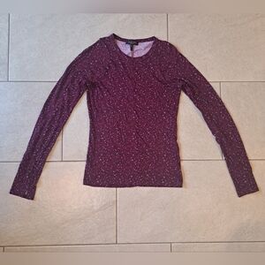 Rag & Bone Women's Purple/Plum Long Sleeve Top